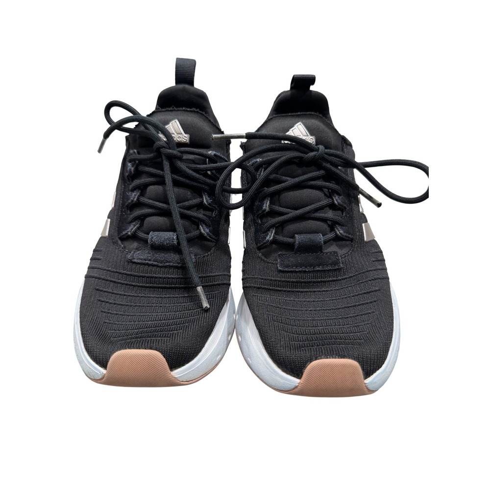 Adidas Bounce Women Running Shoes Black Silver A1G0560 Size 6.5